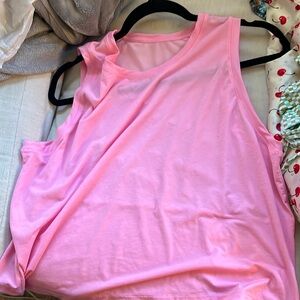Beautiful pink jersey knit no sleeves